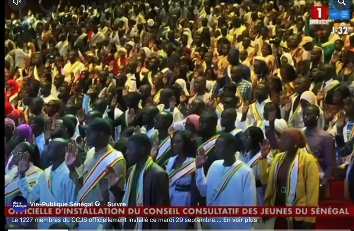 Sénégal : INSTALLATION OFFICIELLE DU CONSEIL CONSULTATIF DES JEUNES DU SENEGAL PAR LE PRESIDENT BASSIROU DIOMAYE FAYE